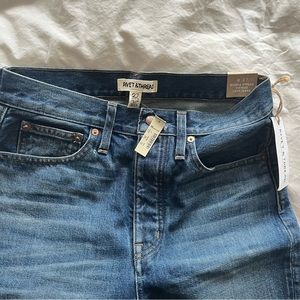 Madewell straight leg "Rivet & Thread Vintage Crop Jeans"